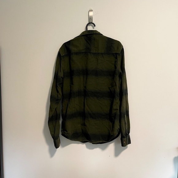 Aeropostale Shirt Jacket Green Plaid - Casual Button-Up Jacket, Men's Plaid - Picture 6 of 6